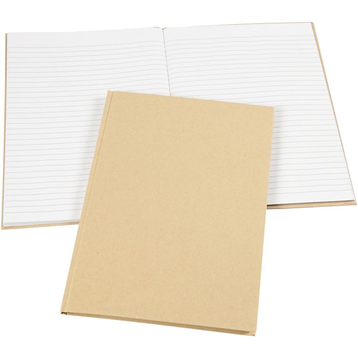 Notebook, A4, sheet 210x297 mm, 60 g, brown, 1 pc