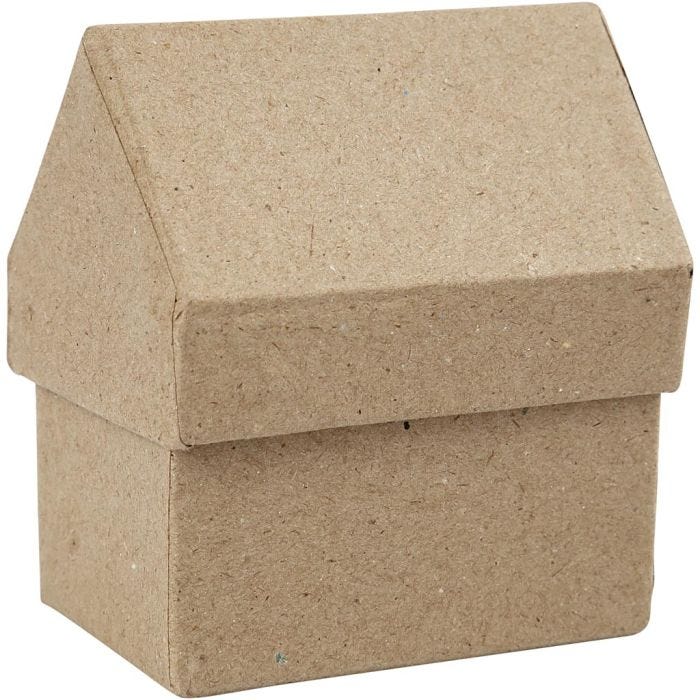 House, H: 10,5 cm, size 6x8,5 cm, 4pc/ 1 pack