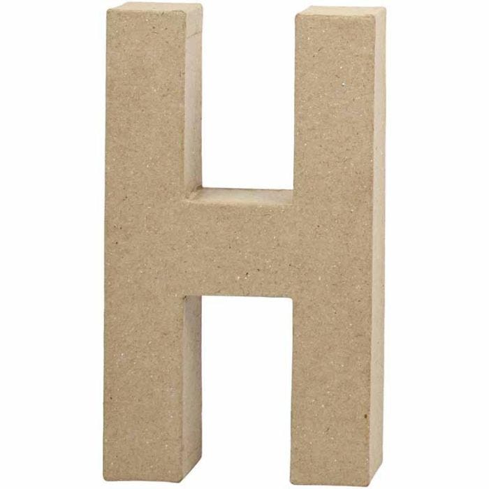 Letter, H, H: 20,2 cm, W: 11,2 cm, thickness 2,5 cm, 1 pc