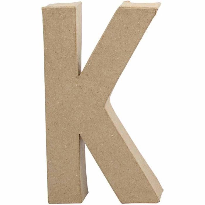 Letter, K, H: 20,3 cm, W: 11,5 cm, thickness 2,5 cm, 1 pc