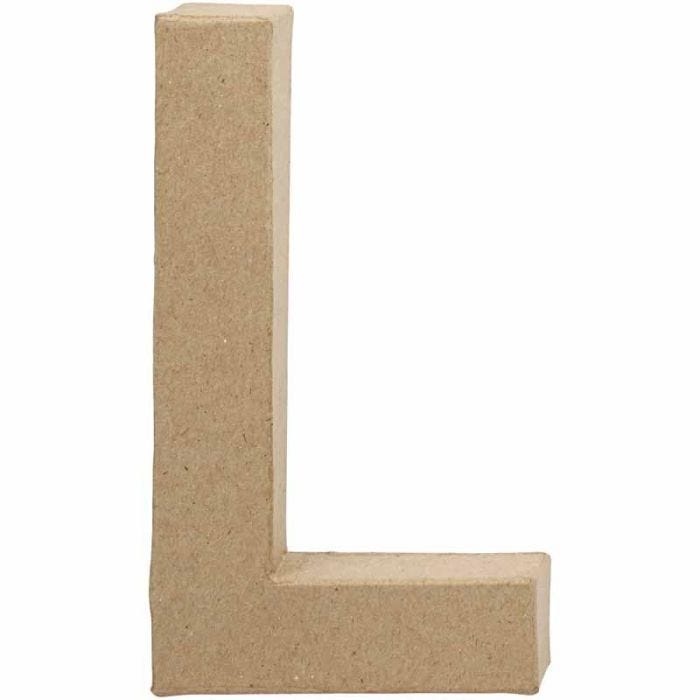 Letter, L, H: 20,3 cm, W: 11,4 cm, thickness 2,5 cm, 1 pc
