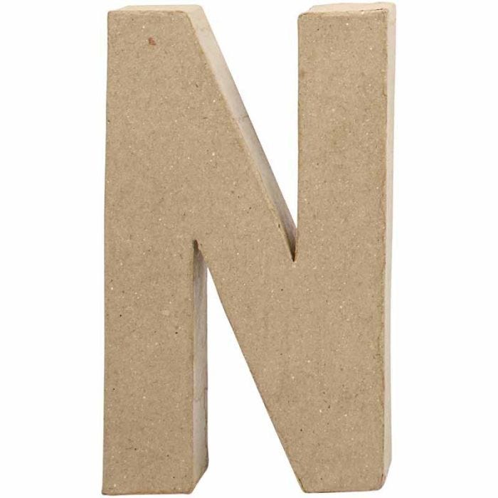 Letter, N, H: 20,2 cm, W: 11,5 cm, thickness 2,5 cm, 1 pc