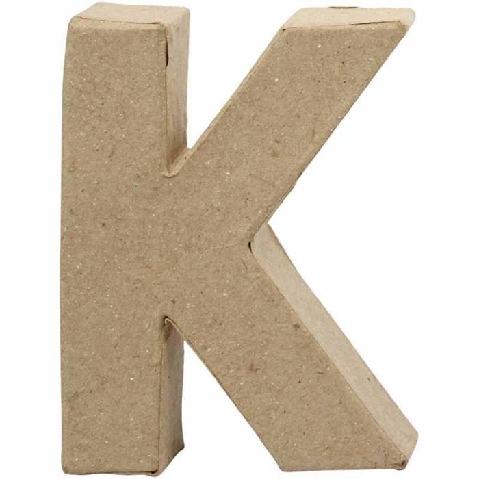 Letter, K, H: 10 cm, W: 7,7 cm, thickness 1,7 cm, 1 pc