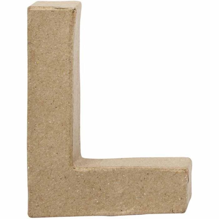 Letter, L, H: 10 cm, W: 7,5 cm, thickness 1,7 cm, 1 pc