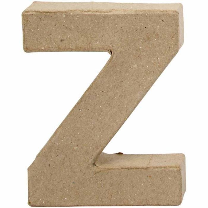 Letter, Z, H: 10 cm, W: 7,5 cm, thickness 1,7 cm, 1 pc