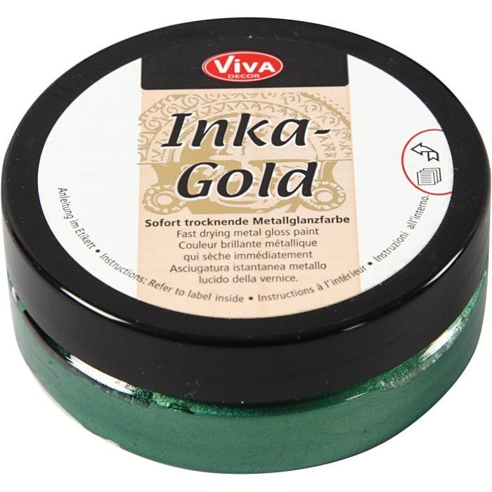 Inka Gold, emerald , 50ml/ 1 tub