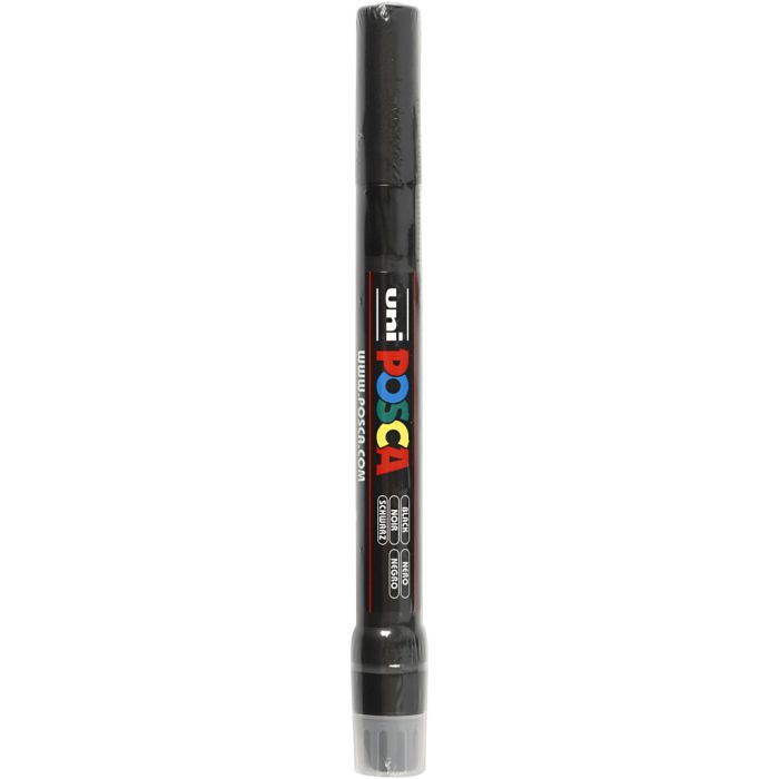 Posca Marker, no. PCF350, line 1-10 mm, brush, black, 1 pc