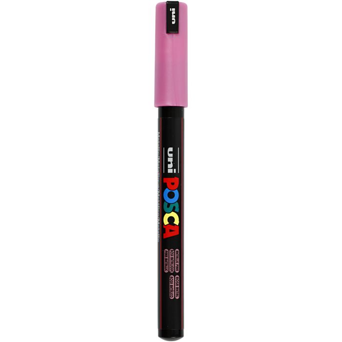 Posca Marker, no. PC-1MR, line 0,7 mm, extra-fine, metallic pink, 1 pc
