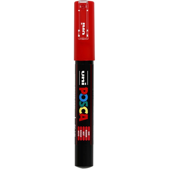 Posca Marker, PC-1M, line 0,7 mm, extra-fine, red, 1 pc