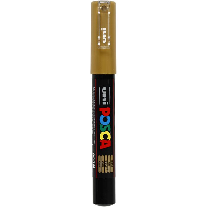 Posca Marker, PC-1M, line 0,7 mm, extra-fine, gold, 1 pc