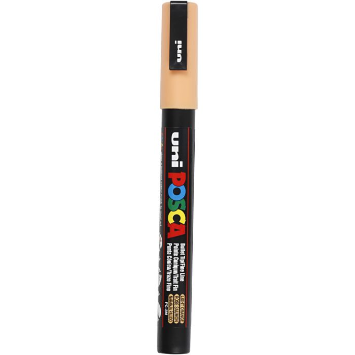 Posca Marker, PC-3M, line 0,9-1,3 mm, fine, pale orange, 1 pc