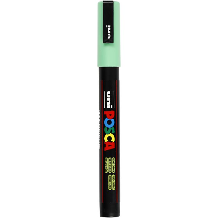 Posca Marker, no. PC-3M, line 0,9-1,3 mm, fine, light green, 1 pc