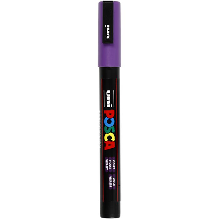 Posca Marker, PC-3M, line 0,9-1,3 mm, fine, violet, 1 pc