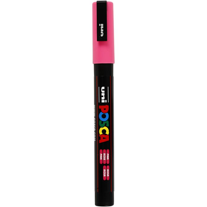 Posca Marker, PC-3M, line 0,9-1,3 mm, fine, pink, 1 pc