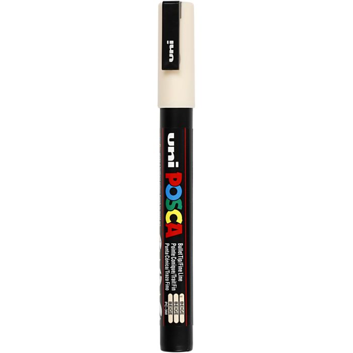 Posca Marker, PC-3M, line 0,9-1,3 mm, beige, 1 pc