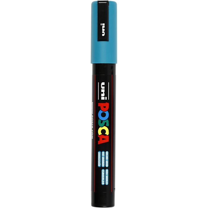 Posca Marker, PC-5M, line 2,5 mm, medium, emerald green, 1 pc