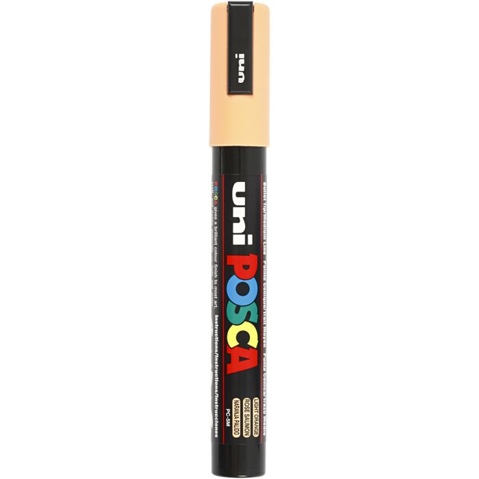 Posca Marker, PC-5M, line 2,5 mm, medium, pale orange, 1 pc