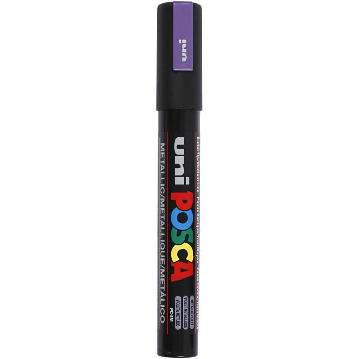 Posca Marker, PC-5M, line 2,5 mm, medium, metallic violet, 1 pc