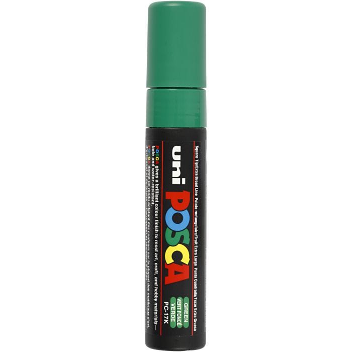 Posca Marker, PC-17K, line 15 mm, extra broad, green, 1 pc