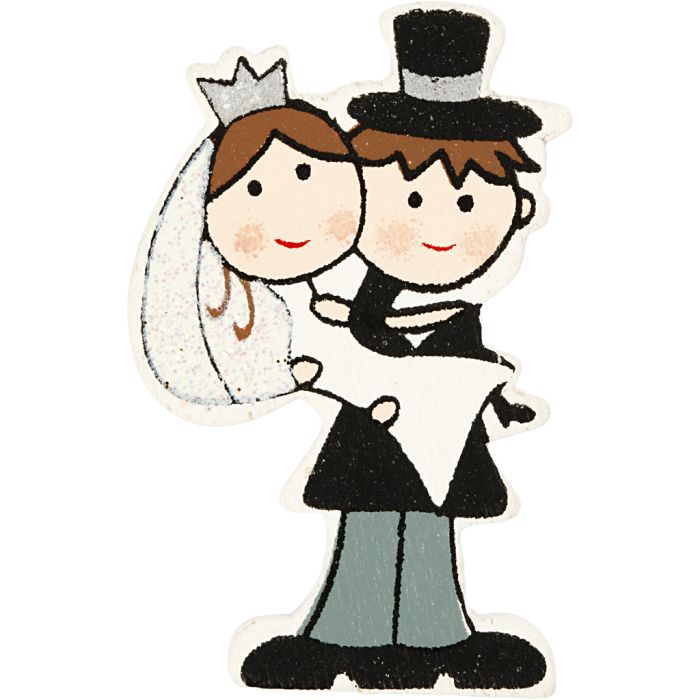 Wedding, H: 50 mm, 4 pc/ 1 pack