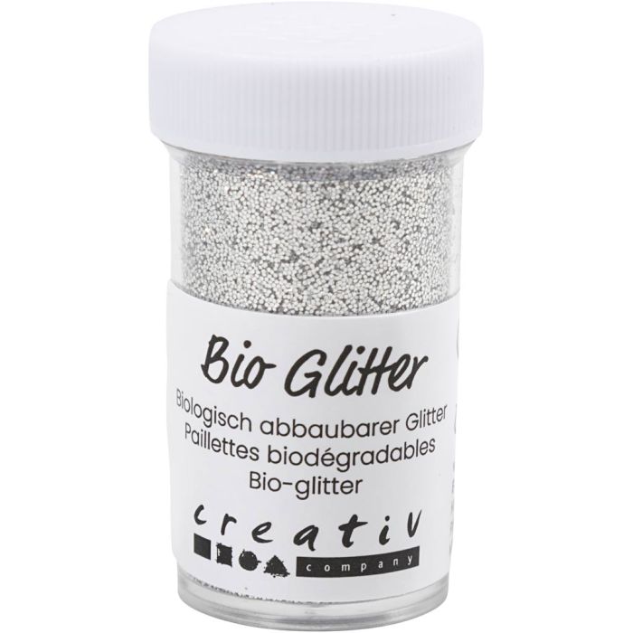 Bio Sparkles, silver, 27 ml, 15 g/ 1 tub