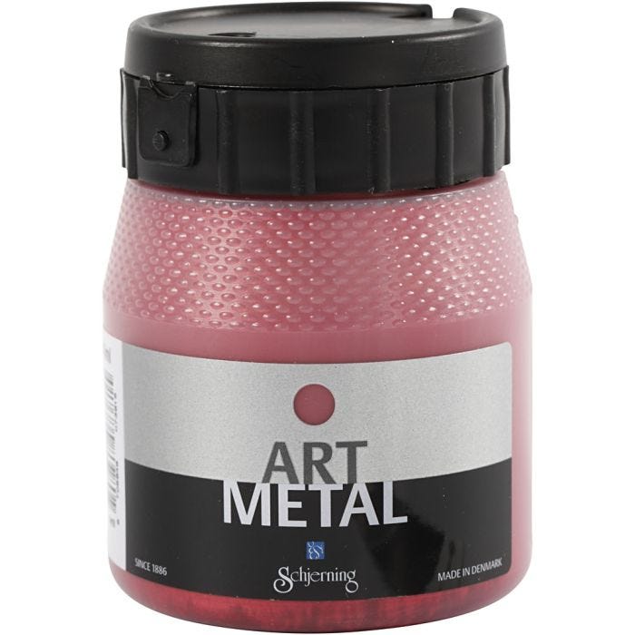 Craft Paint Metallic, lava red(5112), 250 ml/ 1 bottle