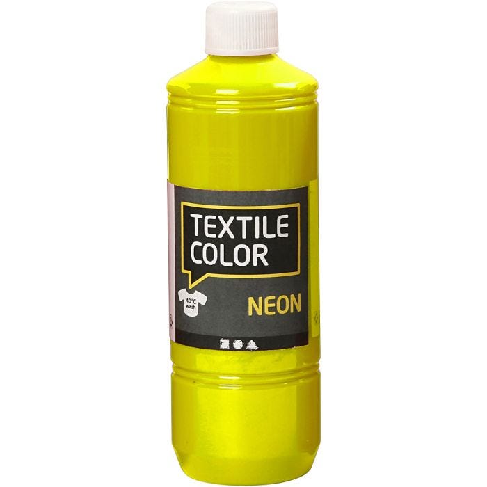 Textile Color, neon yellow, 500 ml/ 1 bottle