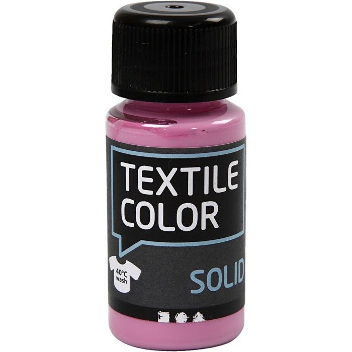Textile Solid, opaque, pink, 50 ml/ 1 bottle