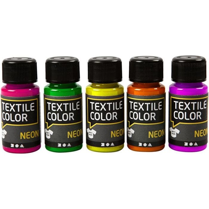 Textile Color, assorted colours, 5x50 ml/ 1 pack