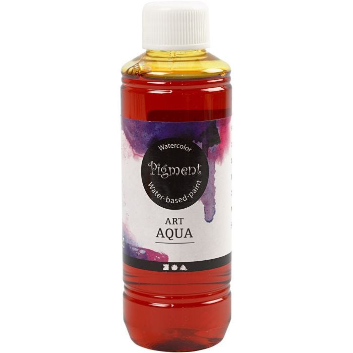 Liquid WaterColour, yellow, 250 ml/ 1 bottle