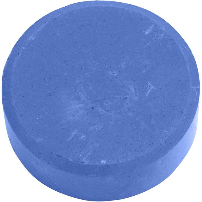 Watercolours, H: 19 mm, dia. 57 mm, blue, 6 pc/ 1 pack