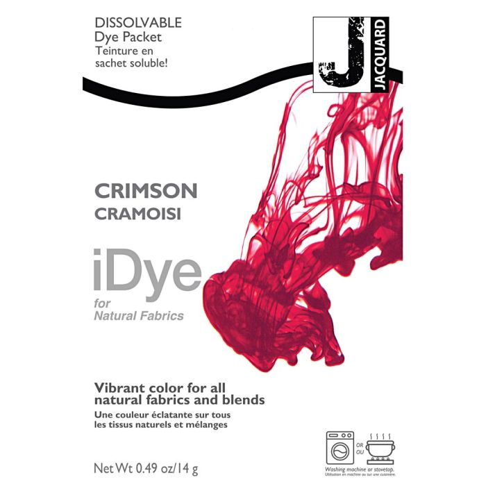 iDye for Natural Fabrics, crimson (090), 14 g/ 1 pack
