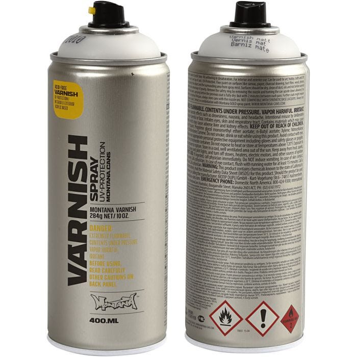 Spray Lacquer, matt, 400 ml/ 1 tub