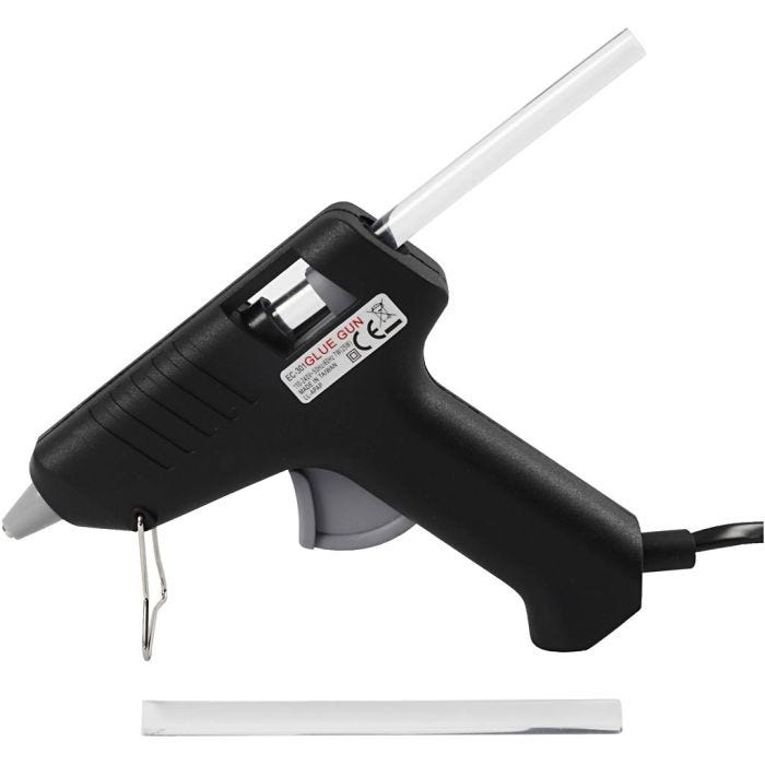Mini Glue Gun, 170 °C - High Temperature, EU, 1 pc
