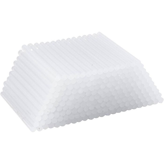 Glue Sticks Mini, L: 10 cm, dia. 7 mm, 200pc/ 1 pack