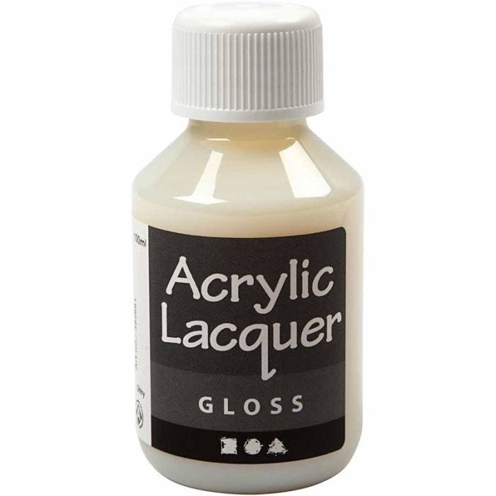 Acrylic lacquer, glossy, 100 ml/ 1 bottle