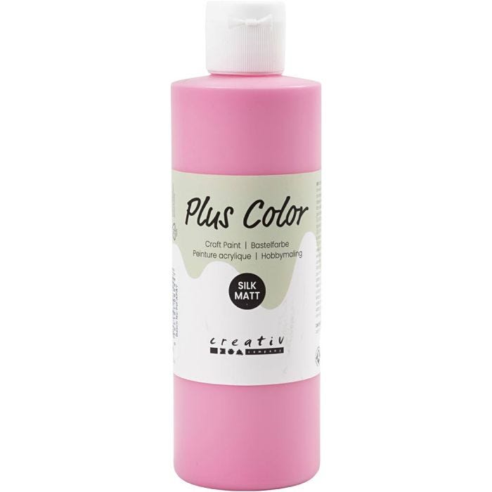 Plus Color Craft Paint, fuchsia, 250 ml/ 1 bottle