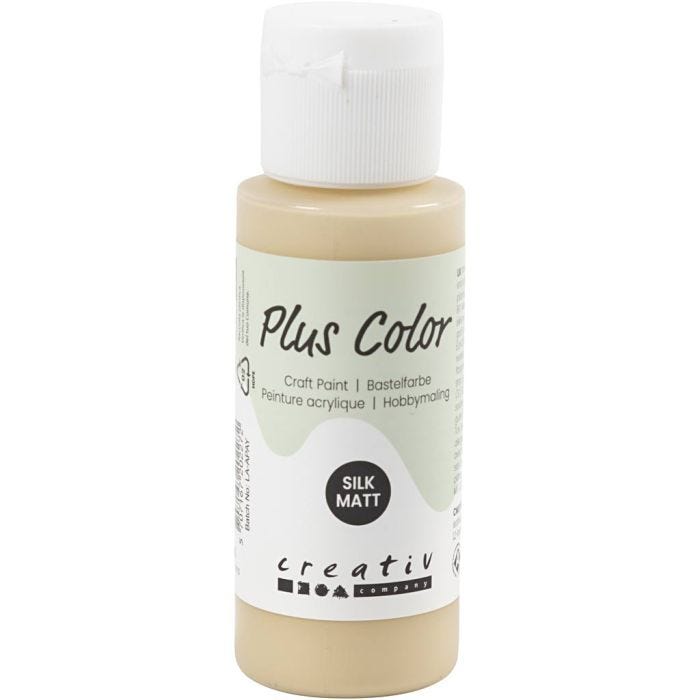 Plus Color Craft Paint, ivory beige, 60ml/ 1 bottle