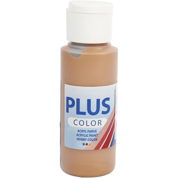 Plus Color Craft Paint, bronze, 60ml/ 1 bottle