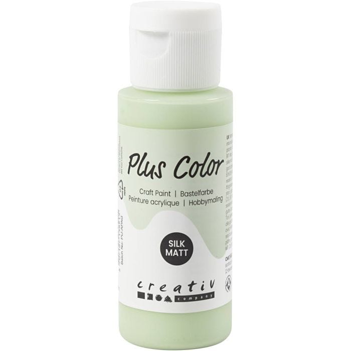 Plus Color Craft Paint, spring green, 60 ml/ 1 bottle