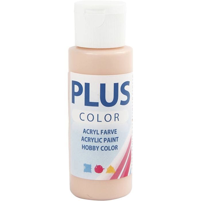 Plus Color Craft Paint, peach, 60 ml/ 1 bottle