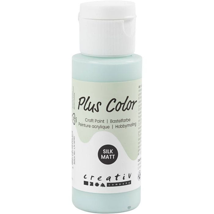 Plus Color Craft Paint, mint green, 60 ml/ 1 bottle