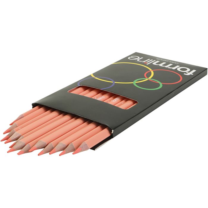 formline coloured pencils, light peach, 12 pc/ 1 pack
