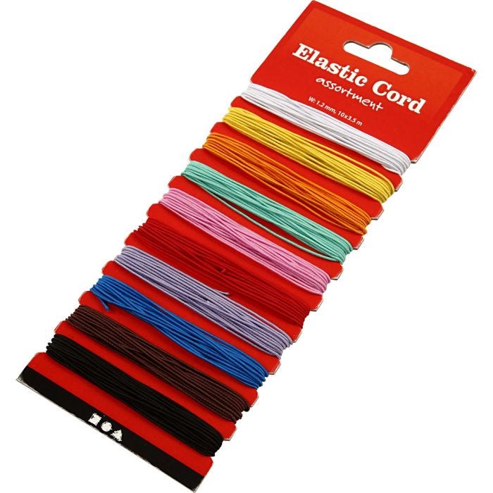 Elastic cord, thickness 1 mm, 10x3.50m/ 1 pack