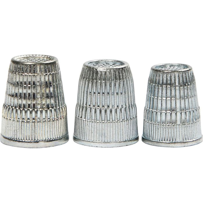 Thimbles, dia. 15+16+17 mm, 3 pc/ 1 pack