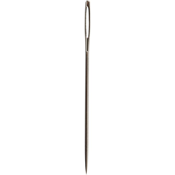 Cross Stitch Needles, no. 20, L: 43 mm, with sharp tip, 25 pc/ 1 pack