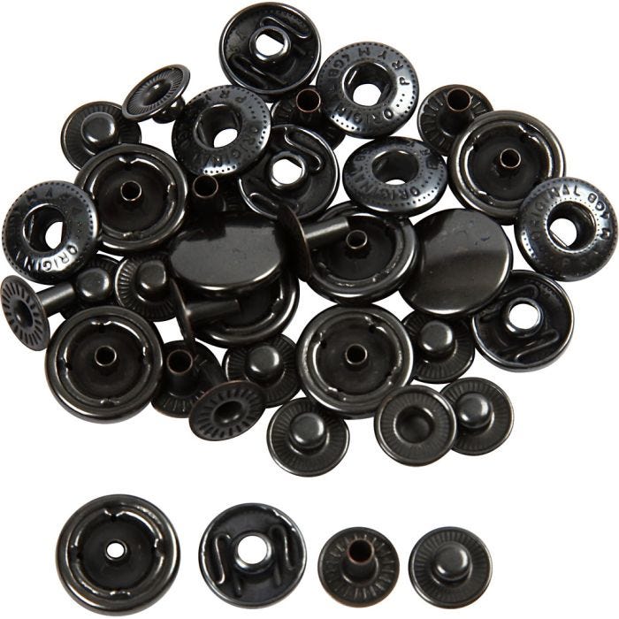 Press Fastener - Refill, dia. 15 mm, 10 pc/ 1 pack