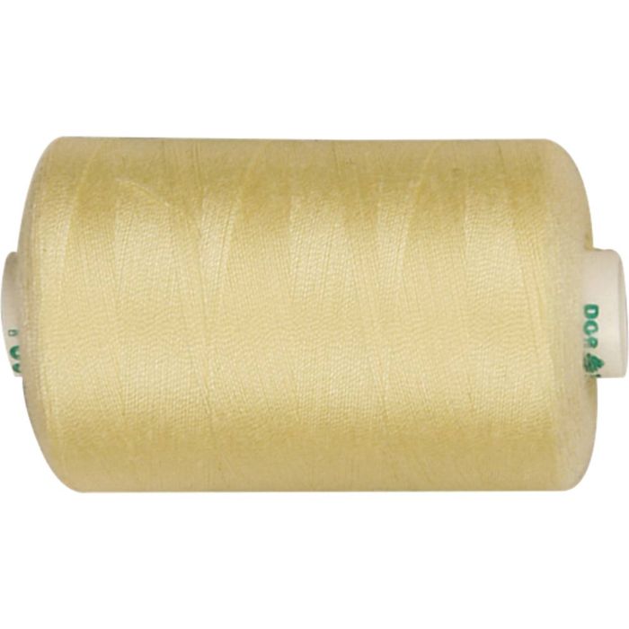 Sewing Thread, polyester, yellow, 1000 m/ 1 roll