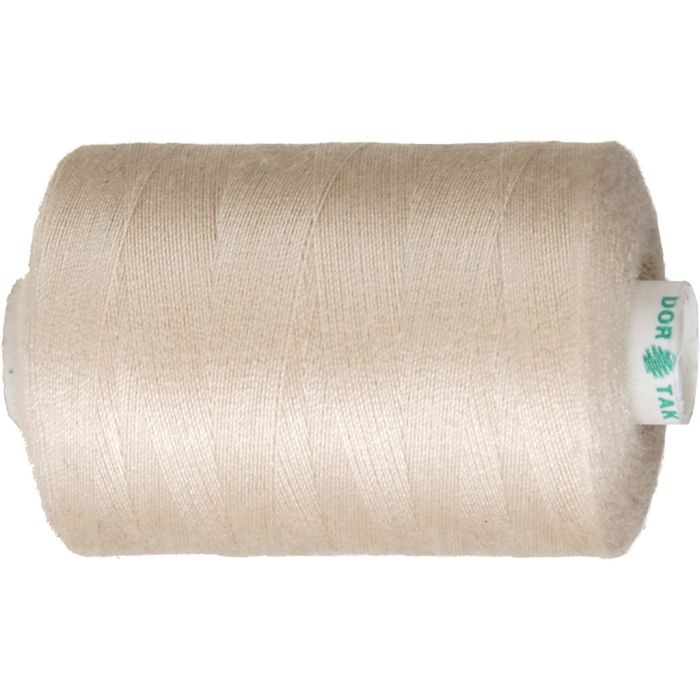 Sewing Thread, polyester, beige, 1000 m/ 1 roll