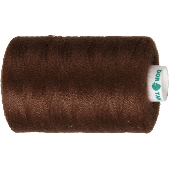 Sewing Thread, brown, 1000 m/ 1 roll